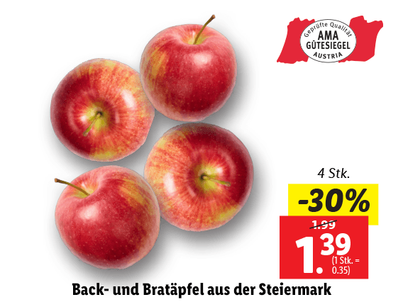 Back- und Bratäpfel aus der Steiermark 