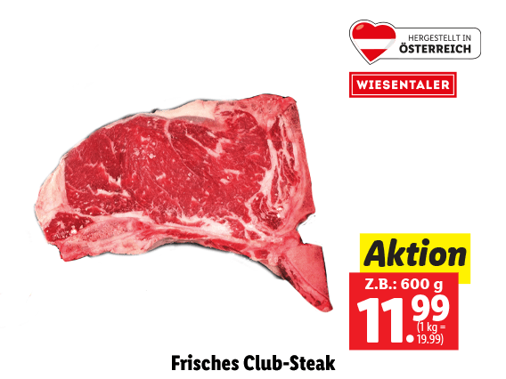 Frisches Club-Steak 