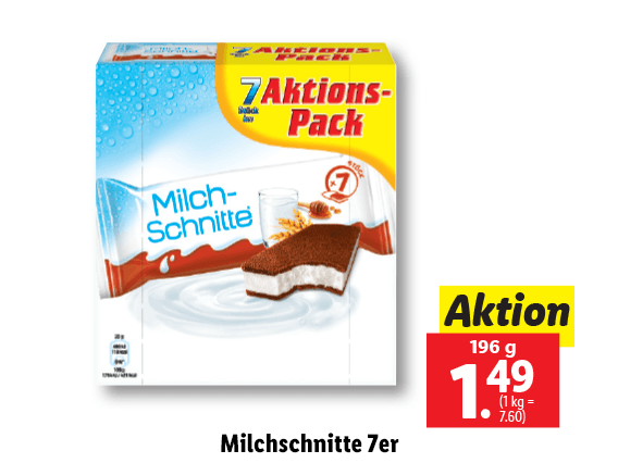 Kinder Milchschnitte 7er 