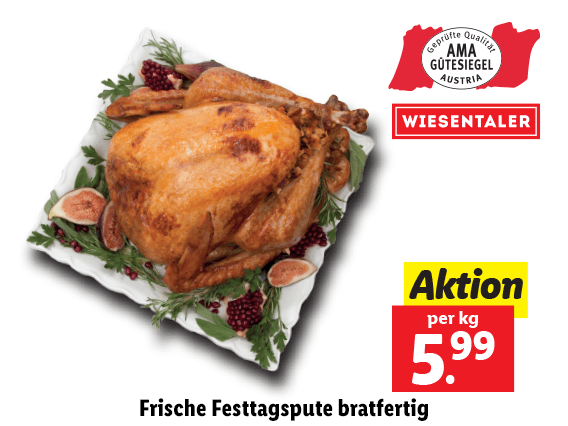  Frische Festtagspute bratfertig 