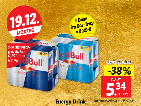  Red Bull Energy Drink 
