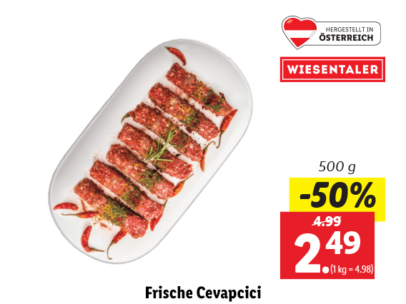 Frische Cevapcici