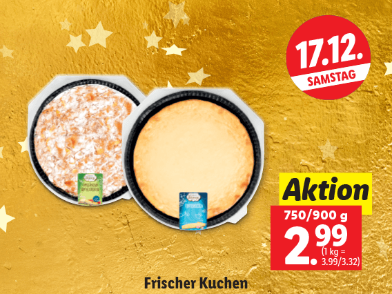 Frischer Kuchen