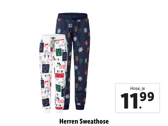 Herren Sweathose