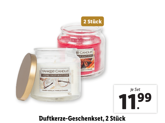 Yankee Candle® Duftkerze-Geschenkset, 2 Stück