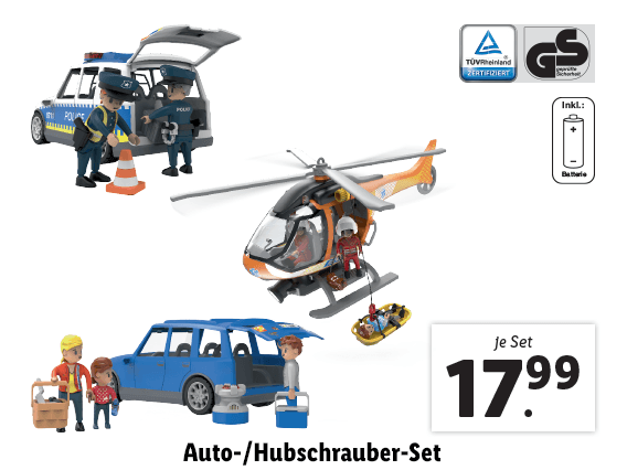 Auto-/ Hubschrauber-Set