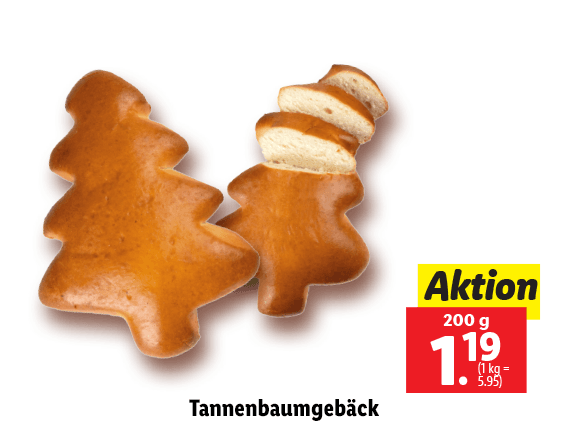 Tannenbaumgebäck