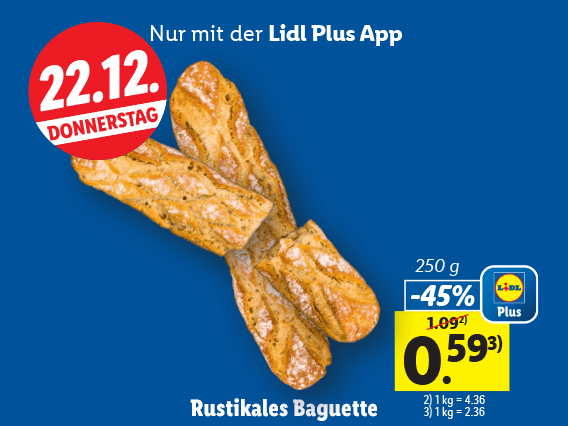 Rustikales Baguette