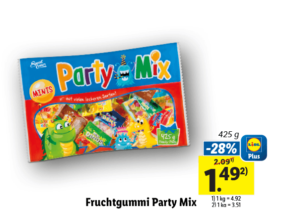 Fruchtgummi Party Mix