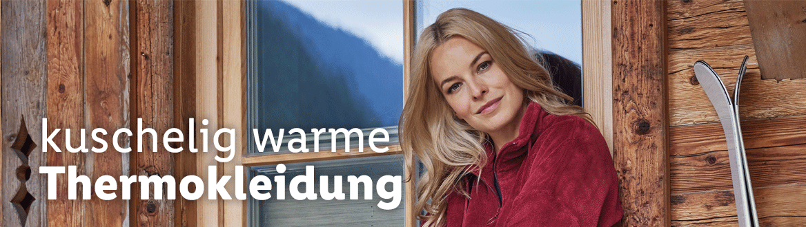 Kuschelig warme Thermokleidung