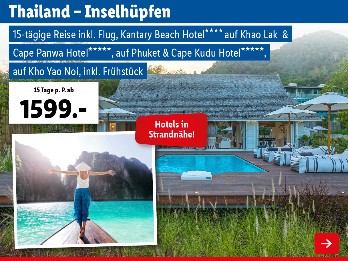 Thailand - Inselhüpfen