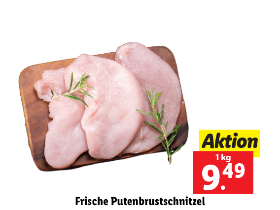 Frische Putenbrustschnitzel 