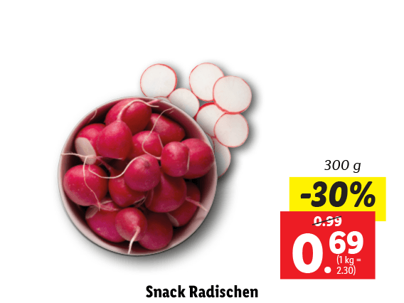 Snack Radieschen