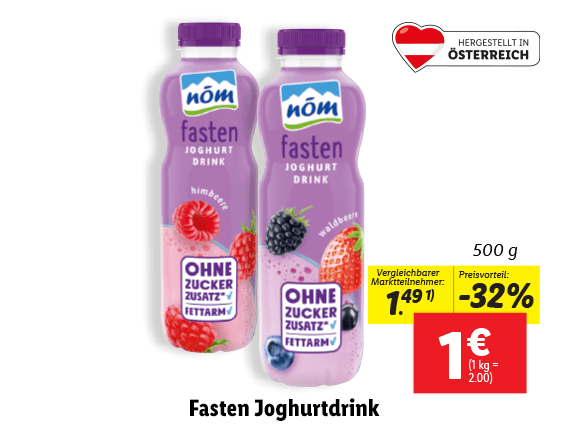  Nöm Fasten Joghurtdrink