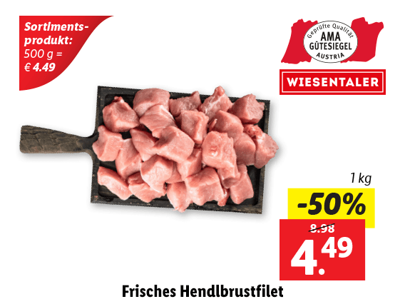 Frisches Schweinefleisch gewürfelt 