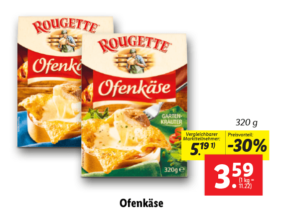 Rougette Ofenkäse 