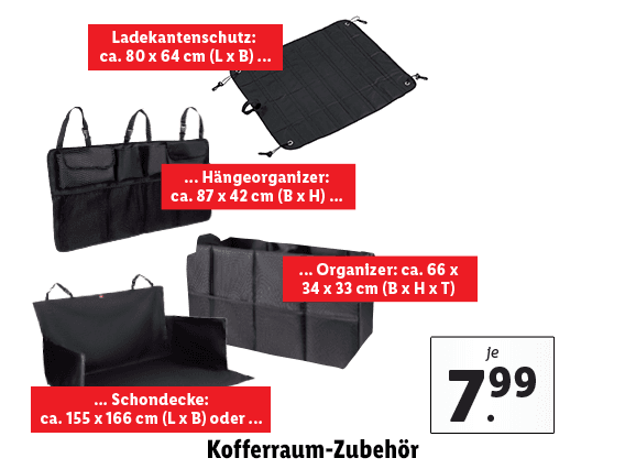 Kofferraum-Zubehör 