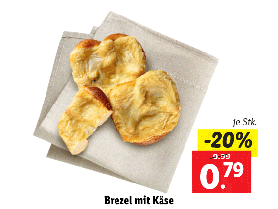 Brezel mit Käse 