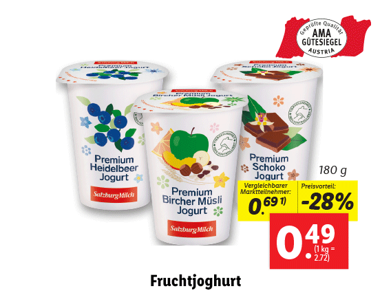 SalzburgMilch Fruchtjoghurt 