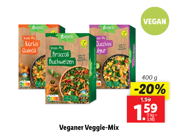 Veganer Veggie-Mix 