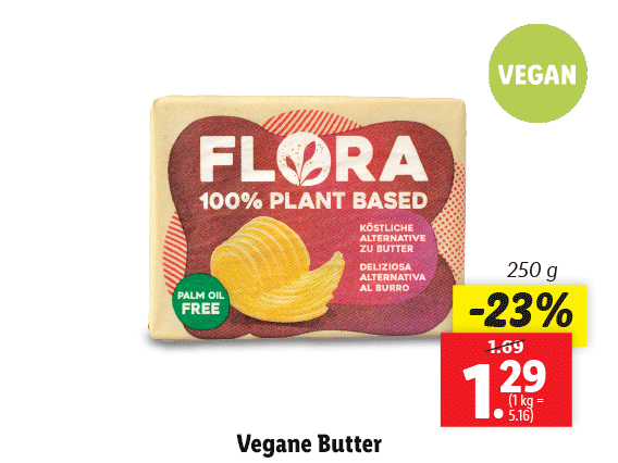 Flora Vegane Butter 