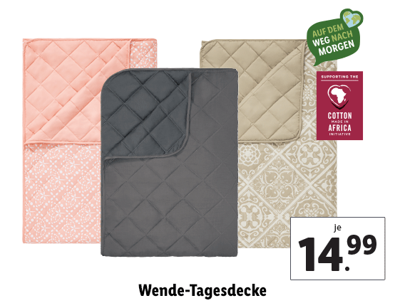 Wende-Tagesdecke 