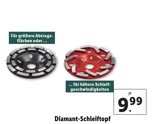 Diamant-Schleiftopf 