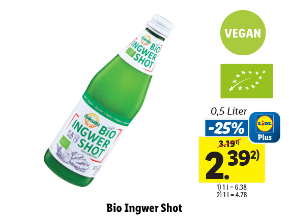 Bio Ingwer Shot 