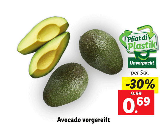 Avocado vorgereift 