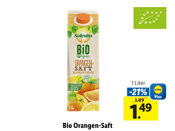 Bio Orangen-Saft 