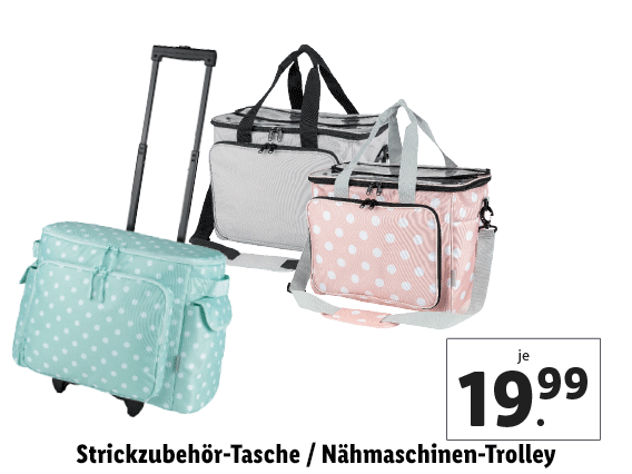 Strickzubehörtasche / Nähmaschinentrolley