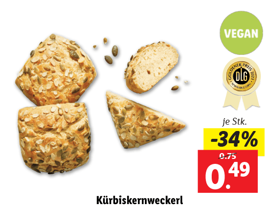 Kürbiskernweckerl 