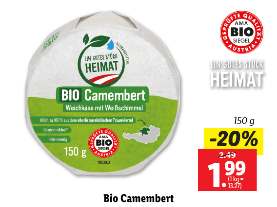 Bio Camembert 