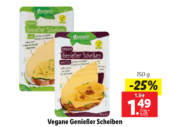 Vegane Genießer Scheiben 
