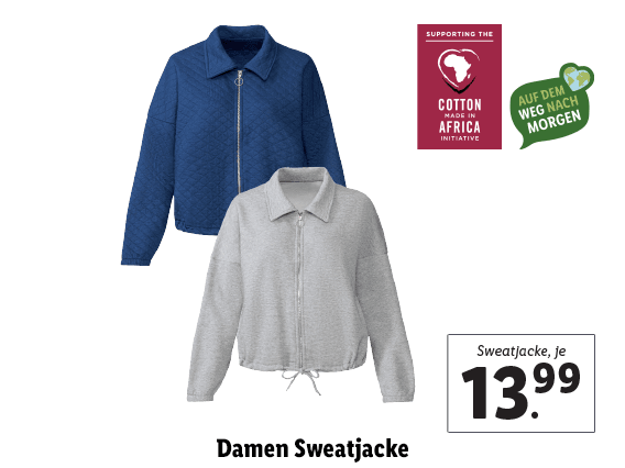 Damen Sweatjacke 