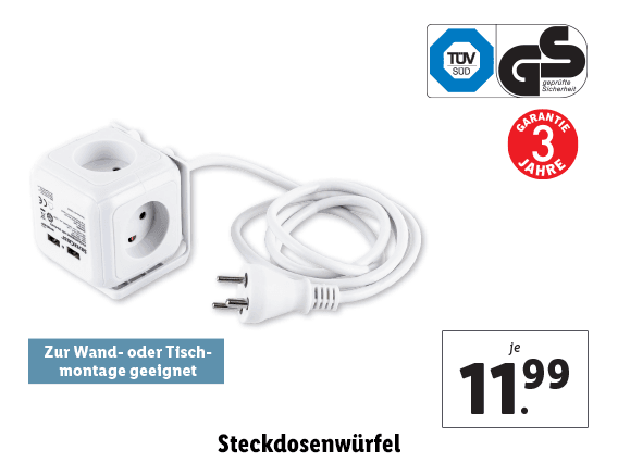 Steckdosenwürfel 