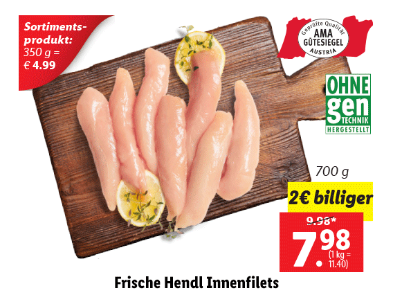Frisceh Hendl-Innenfilets