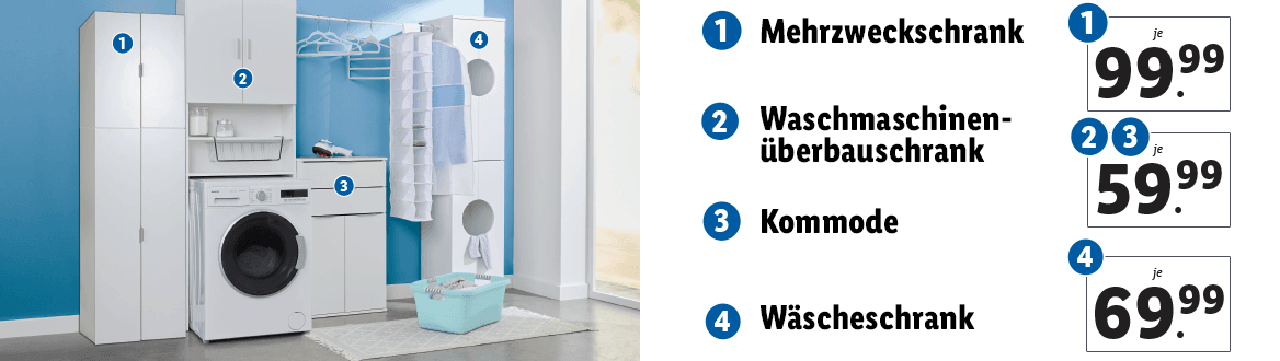 Wäscheschrank, Möbelserie Liverpool 