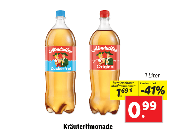 Almdudler Kräuterlimonade 