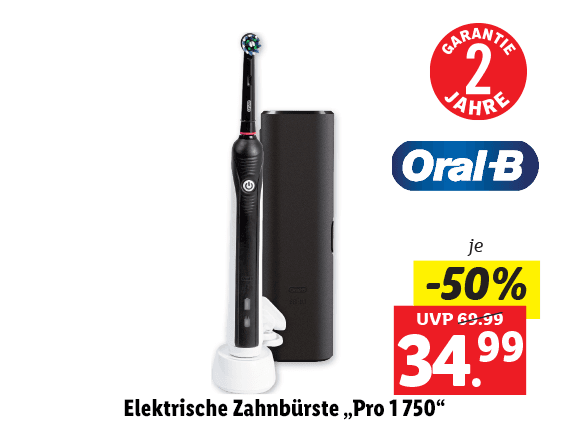  Oral-B Elektrische Zahnbürste „Pro 1 750“ 