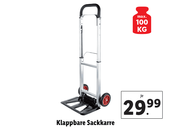 Klappbare Sackkarre