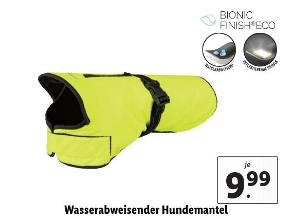 Wasserabweisender Hundemantel