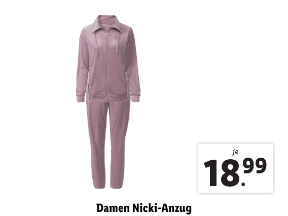 Damen Nicki-Anzug