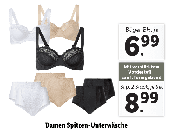 Damen Spitzen Unterwäsche