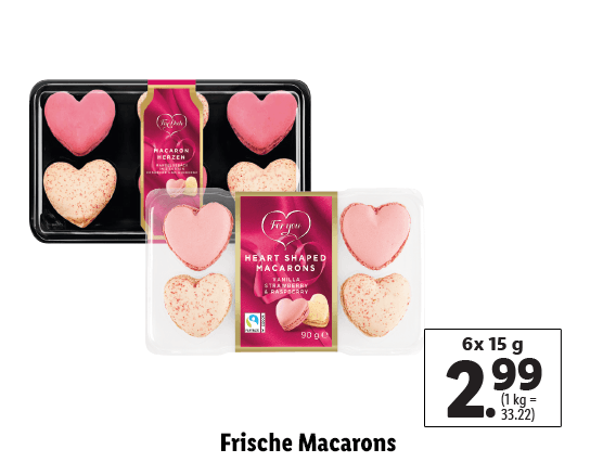  Frische Macarons 