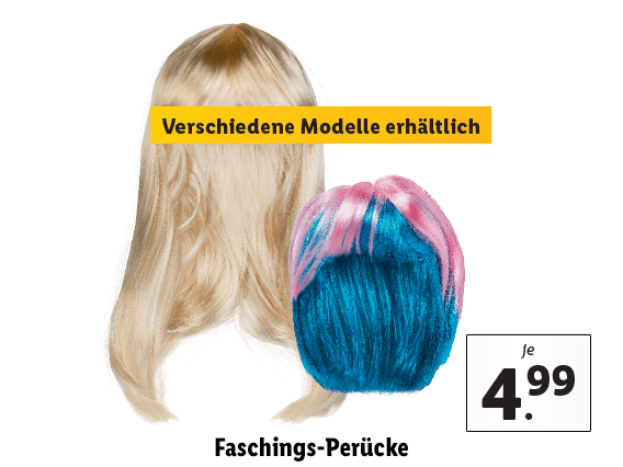 Faschings-Perücke