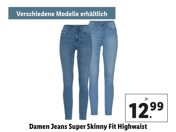 Damen-Jeans Super Skinny Fit