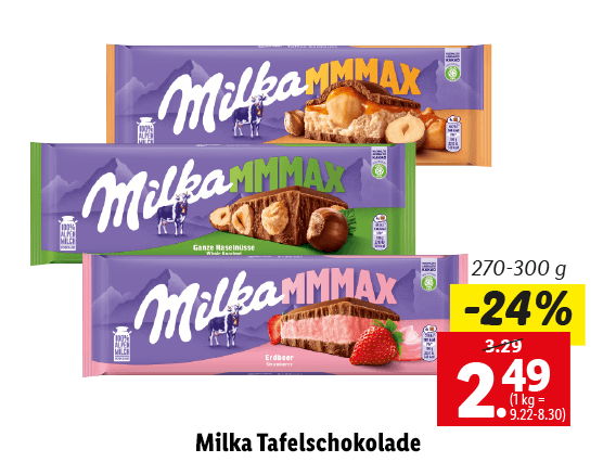 Milka Tafelschokolade