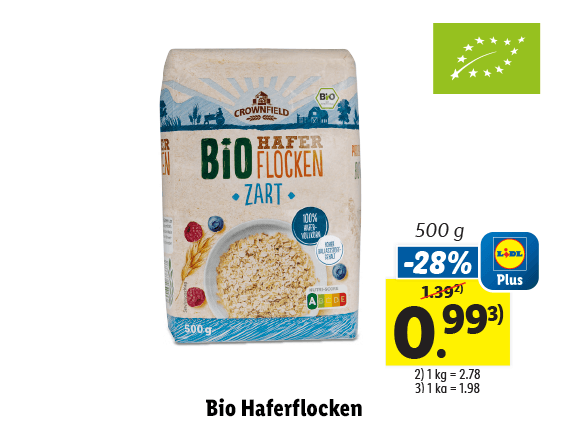 Bio Haferflocken