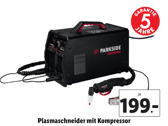 Plasmaschneider mit Kompressor